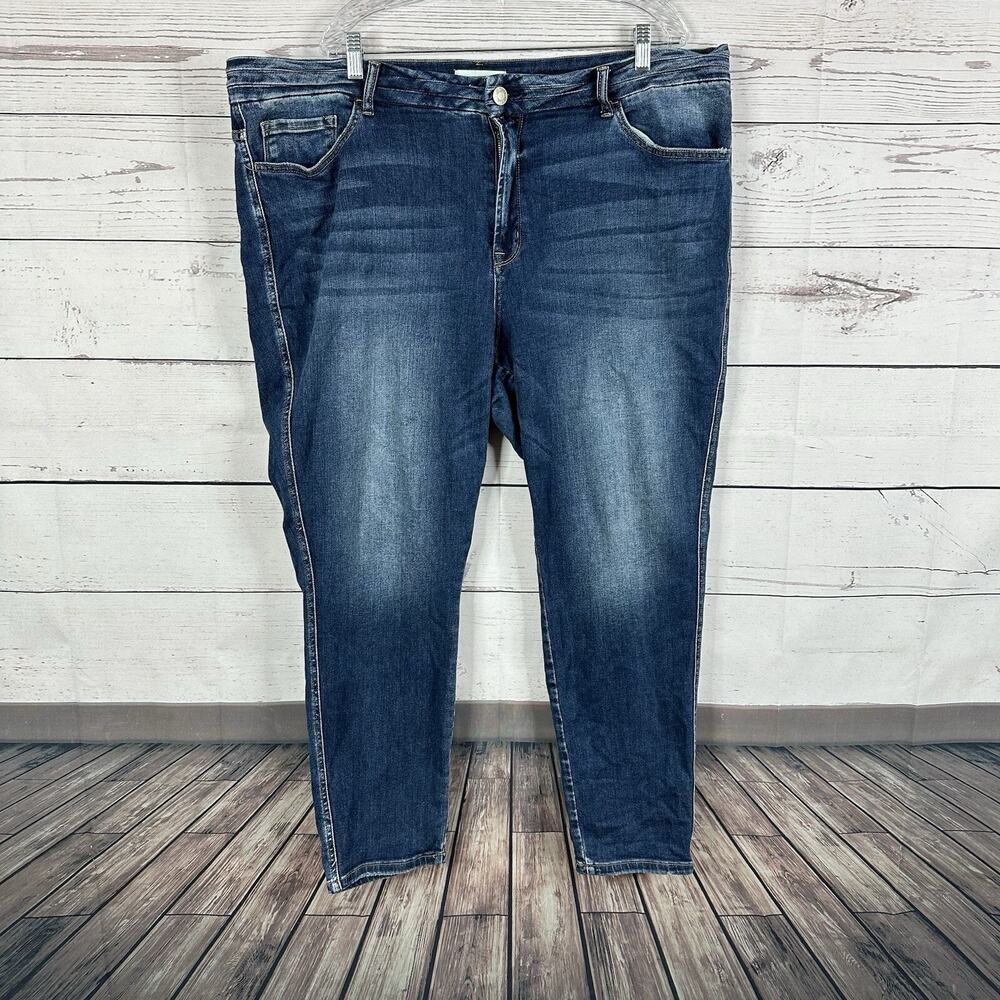 Vervet Jeans Womens 22 Blue High Rise Skinny Stretch Casual‎ Minimalist Comfort